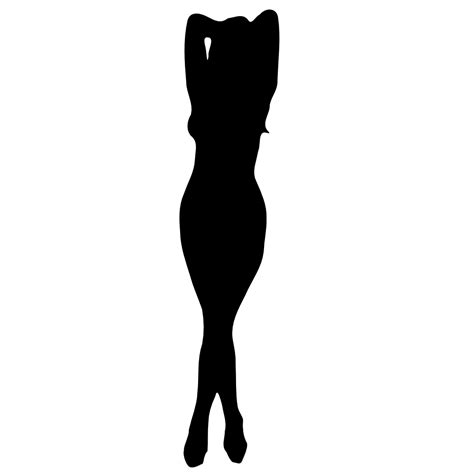 OnlineLabels Clip Art Woman Silhouette
