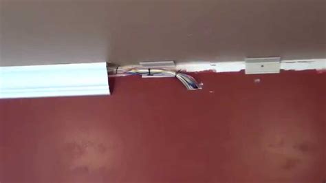 How To Install Crown Molding And Hide Voice And Data Cables Raceway