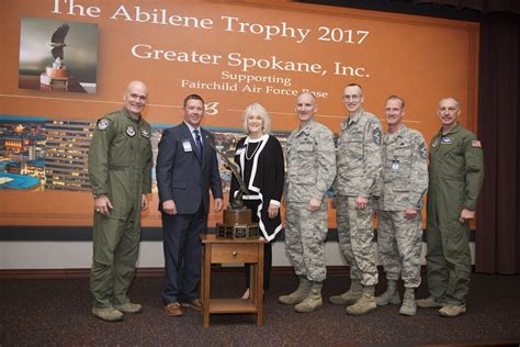 Spokane Community Wins Abilene Trophy Air Mobility Command Article