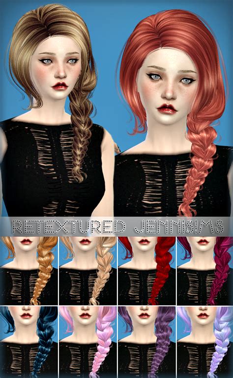Downloads Sims 4 Newsea Immortal Hair Retextured Jennisims