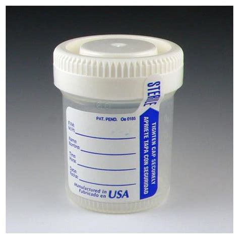 Urine Collection Containers With Patient Id Labels