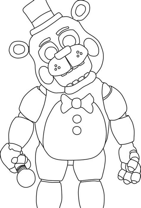 Desenho Para Colorir Freddy