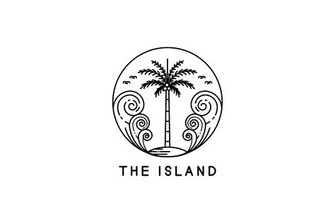 Tropical Island Graphic By Sabavector · Creative Fabrica