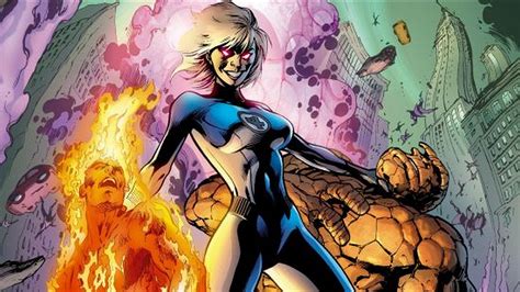 Human Torch Marvel Comics Invisible Woman Mister Fantastic Thing Marvel