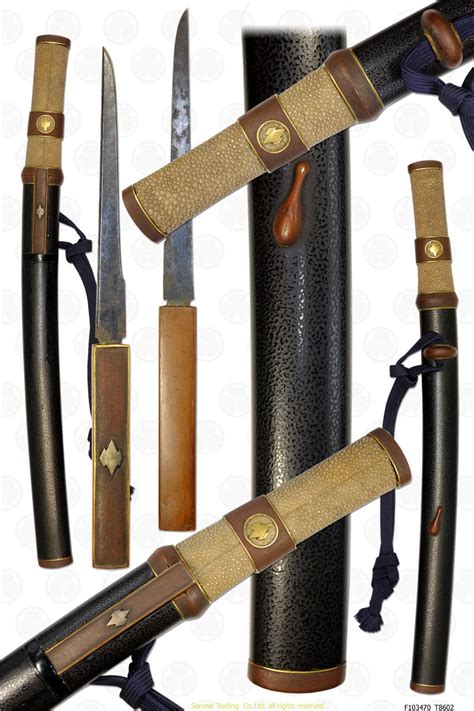 Full Tanto Koshirae Including Kogatana Samurai Swords Samurai Swords