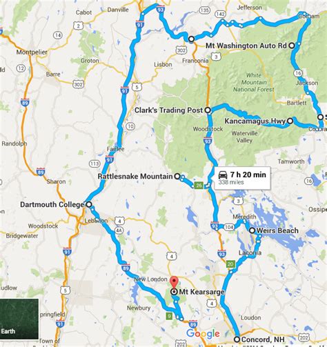 10 Amazing Places You Can Go On One Tank Of Gas In New Hampshire Road
