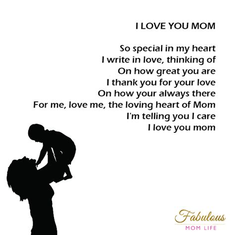 Mothers Day Poems Fabulous Mom Life