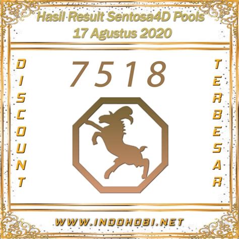 RESULT SENTOSA4D 17 AGUSTUS 2020 | Taipei, Dublin, Berhasil