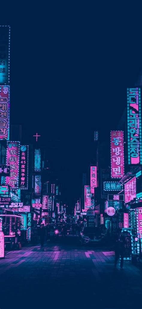 Aesthetic Neon City Wallpaper By Theshadowfoxx 8f Free On Zedge