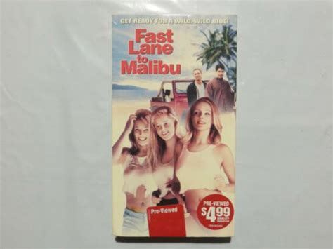 Fast Lane To Malibu On Eros VHS Video Tracy Ryan Kira Reed RARE 2Z EBay