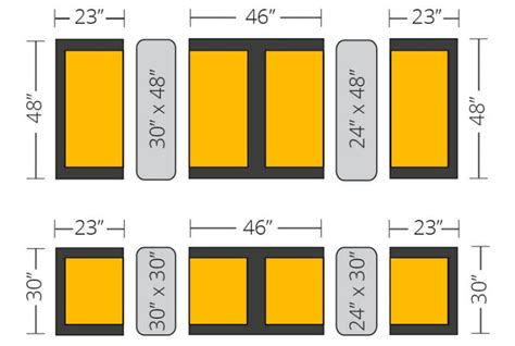 Booth Table Seating Guide Sizing Chart Materials And Layout