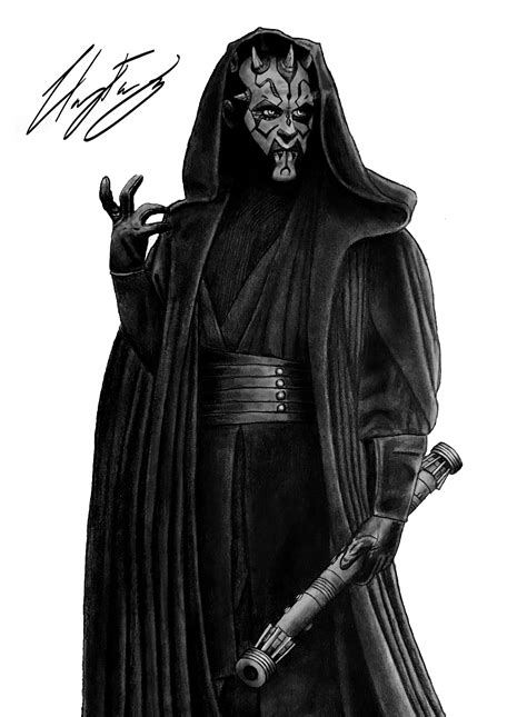 Darth Maul Drawing Dark Side Star Wars Star Wars Art Star Wars Images