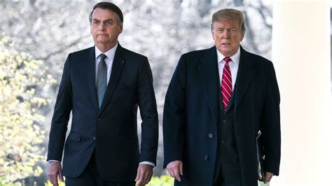 A Tale Of Two Trumps Jair Bolsonaro Goes To Washington Bbc News