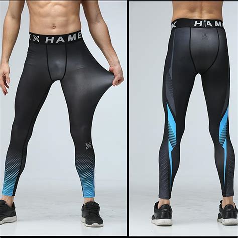 Men S Spandex Made Tight Running Pants Compression Running Tights Mens Workout Clothes