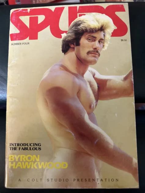 SPURS NO 4 Gay Male Photo Men Digest Magazine 1980 Byron Hawkwood Colt