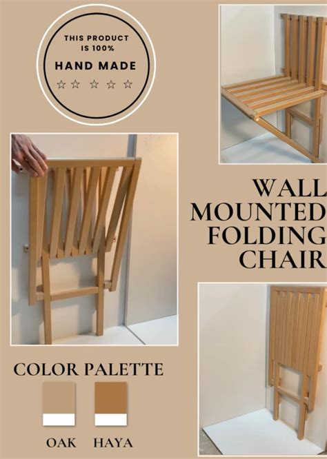 Wall Mounted Folding Chair Etsy