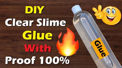 Diy Clear Glue For Slime At Home How To Make Clear Glue Diy
