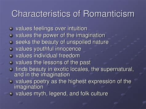 Romanticism In Poetry Definition And Characteristics English 318