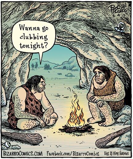 Caveman Talk Funny Cartoon Pictures Funny Cartoons Cartoon Jokes