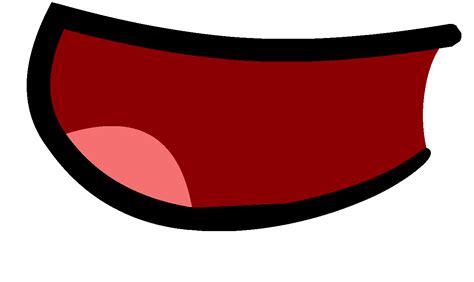 Bfdi Mouth  Lips Clipart Red Object Bfdi 2015 Mouth Png Download