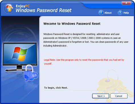 Windows Password Reset Tool For Local Administrator Windows User