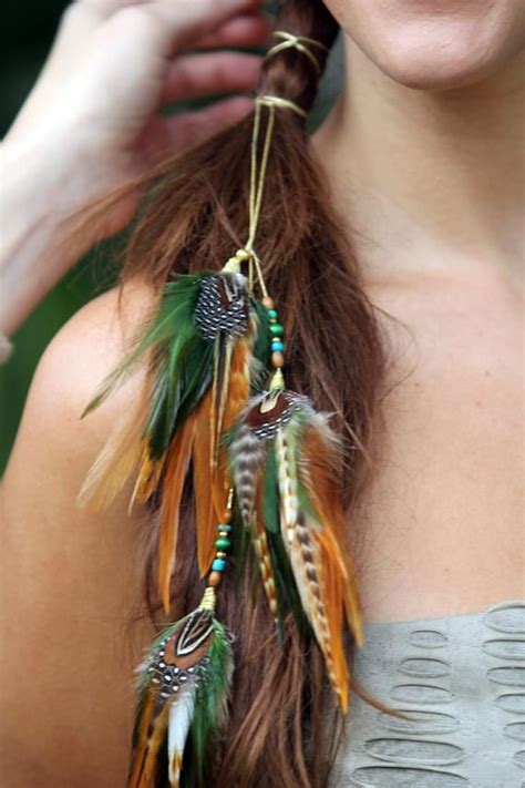 Feathers Hair Jewelry Festival Hair Accessories Boho Headband Hippie Hairba Feather Hair