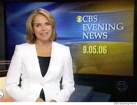 Couric Puts The New In Newscast For Cbs