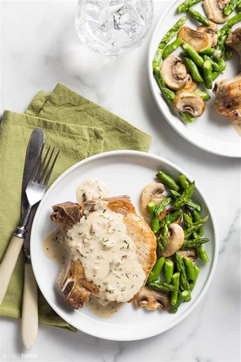 The easiest recipe for tender, juicy pork chops that turn out perfectly every time. Keto Pork Chops with Creamy Dijon Sauce - (low carb, high fat)