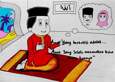 Poster Berbakti Kepada Orang TuaHakim Asyrofi