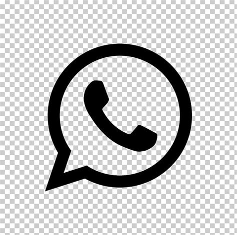 Computer Icons Whatsapp Png Clipart Android Area Black And White