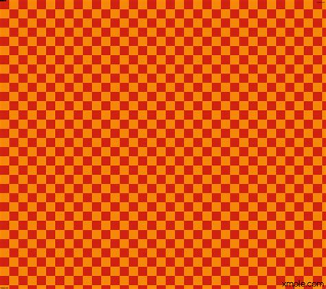 Wallpaper Squares Checkered Red Orange D02211 F68809 Diagonal 0° 70px