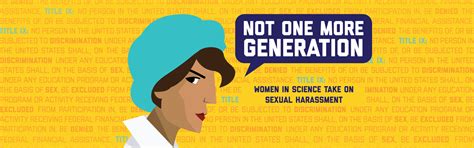 Women In Science Take On Sexual Harassment
