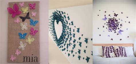10 DIY Butterfly Wall Decor Ideas With Directions - A DIY Projects