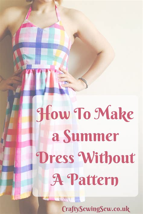 Looking At Making A Dress This Summer Cant Find A Pattern You Like Make Your Own With This