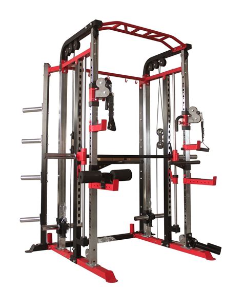 Smith Machine Power Rack And Functional Trainer 2 X 90 Kg Weight Stacks