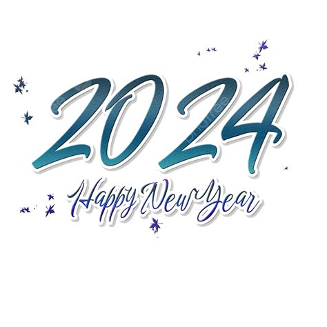Happy New Year 2024 Happy New Year 2024 Banner Png Transparent