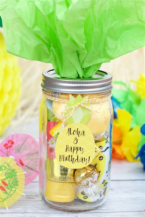 Otter pop gift with printable gift tag by somewhat simple 15. Creative Birthday Gifts for Friends - Fun-Squared