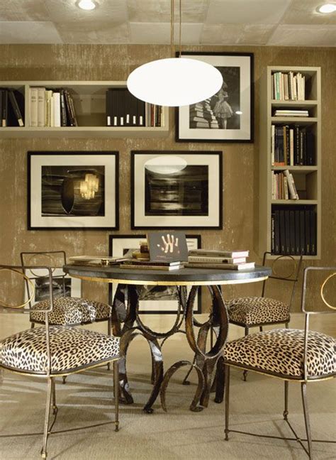 Animal print fice chair 2021 from cow print office chair, source:pinterest.com. sophisticated--animal print--McMillen Inc. | Interior ...