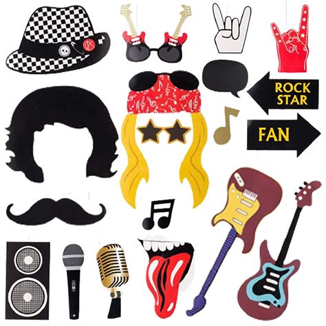 Buy Rock And Roll Birthday Party Decorations Music Note Guitar Star