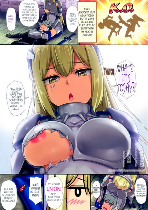 Rule 34 Aiz Wallenstein Bell Cranel Blonde Hair Breasts Clothed Clothed Female Comic Doujinshi