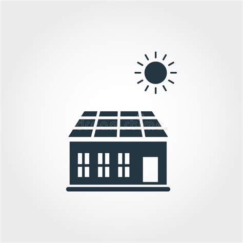 Solar Battery Roof Icon Simple Element From Smart Devices Icons