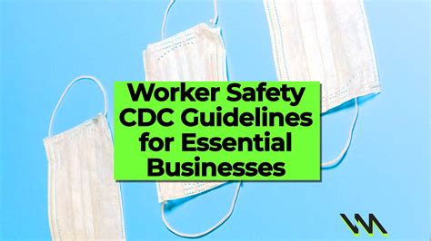 These were supposedly the guidelines that the cdc had prepared that officials had been told would never see the light of day because. Worker Safety And CDC Guidelines For Essential Businesses ...