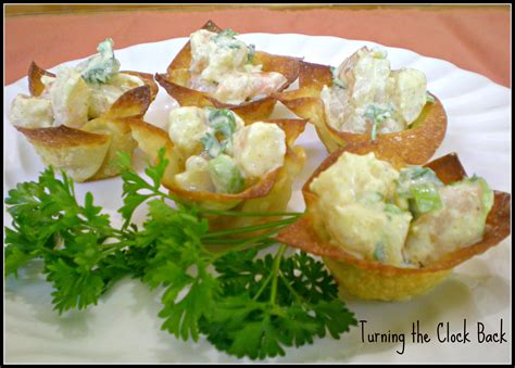 Easy shrimp appetizer for parties!the frugal girls. Easy Appetizer #Recipe: Curried Shrimp Cups - Turning the ...