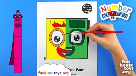 Numberblocks Face Paint Numberblocks Three And Four Fun House Toys