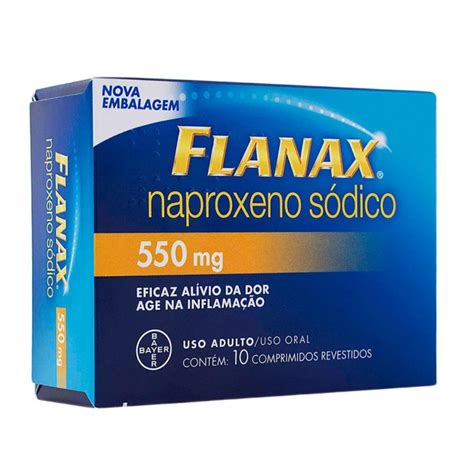 FLANAX 550MG COM 10 COMPRIMIDOS - Farmácia do IPAM