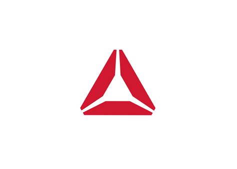 Illussion Red Logo With White Triangle
