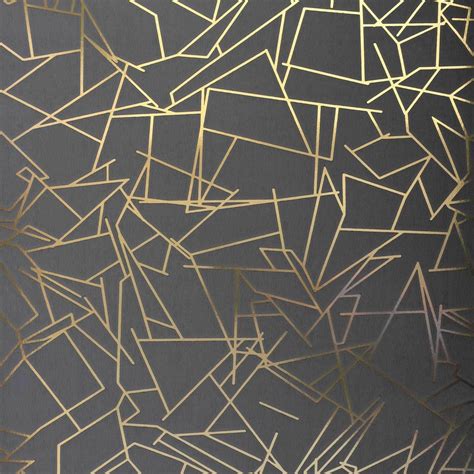 Angles Metallic Wallpaper Erica Wakerly Metallic Wallpaper Grey