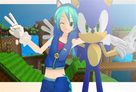 Sonic Y Miku By Criselerizo On Deviantart