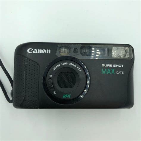 Canon Sure Shot Point And Shoot 35 Mm Film Camera With 38 Lens Film