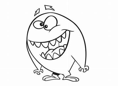 Coloring Pages Monster Monsters Silly Cartoon Printable